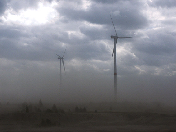 Windiger Windpark